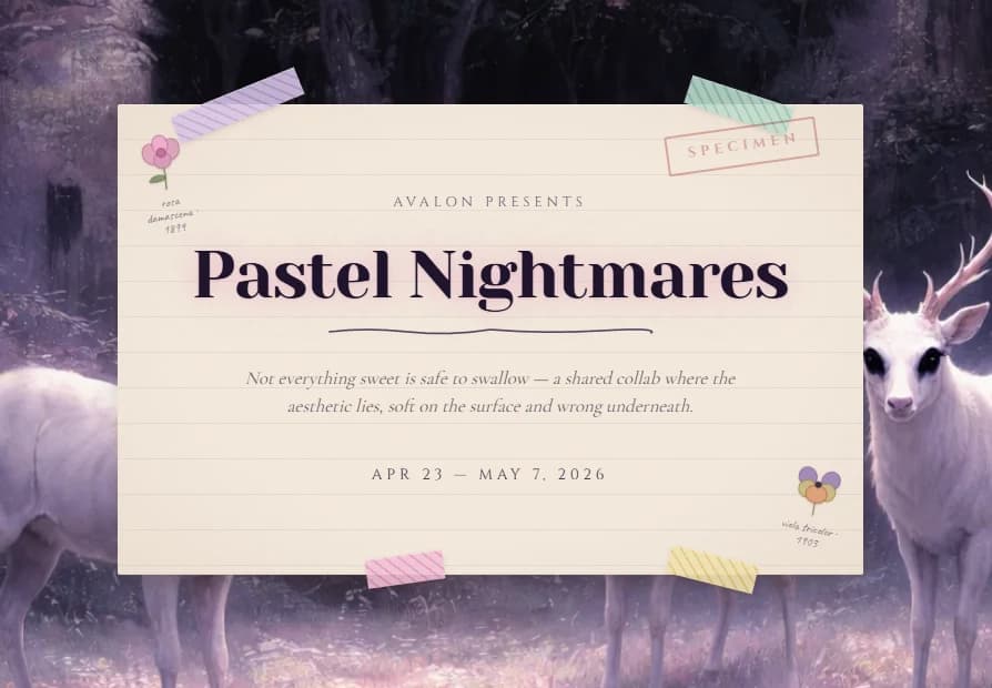 Pastel Nightmares key art